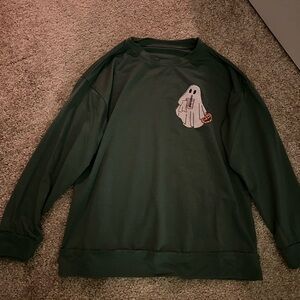 Ghost Coffee Halloween Long Sleeve